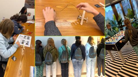 Zukunftstag 2023 im Büro Basel, Schweiz. 