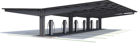 Solarcarport von Megasol