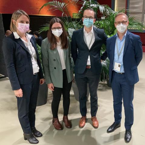 Panelisten der Podiumsdiskussion